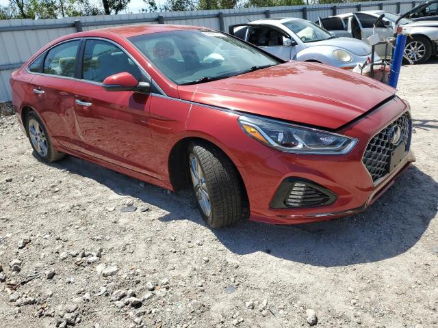 5NPE34AF4JH727864 - 2018 HYUNDAI SONATA SPORT RED photo 4