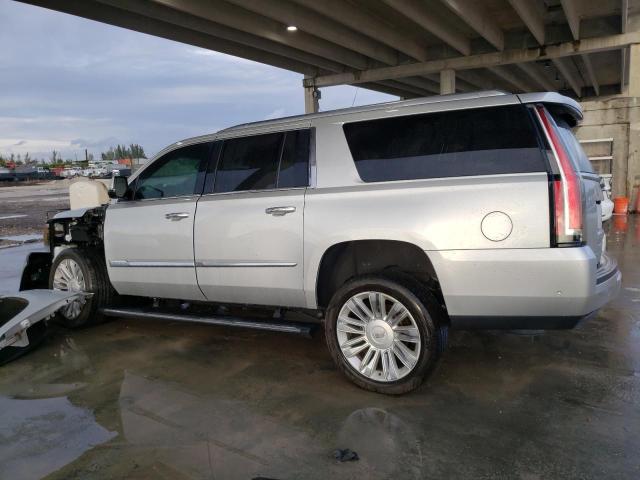 1GYS3KKJ6HR198487 - 2017 CADILLAC ESCALADE ESV PLATINUM ვერცხლისფერი ფოტო 2