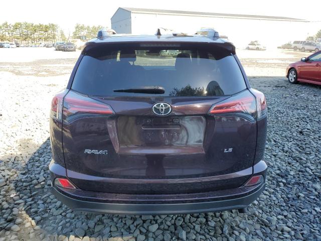 2T3ZFREV0JW424290 - 2018 TOYOTA RAV4 LE BURGUNDY photo 6