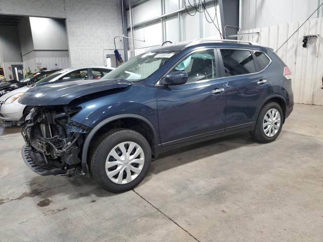 KNMAT2MV5GP602777 - 2016 NISSAN ROGUE S BLUE photo 1