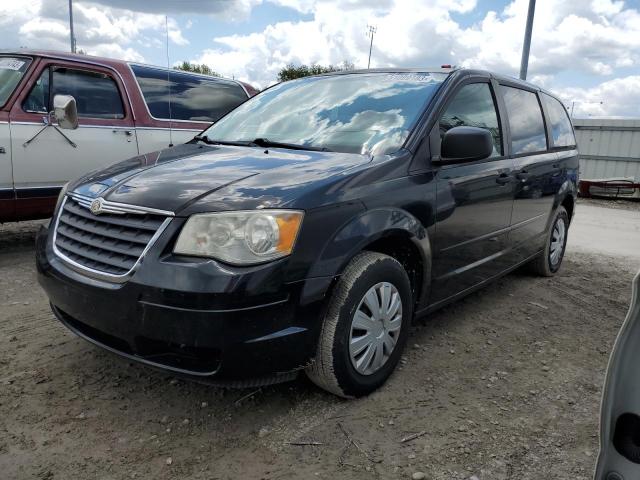 2A8HR44H98R640993 - 2008 CHRYSLER TOWN & COU LX BLACK photo 1