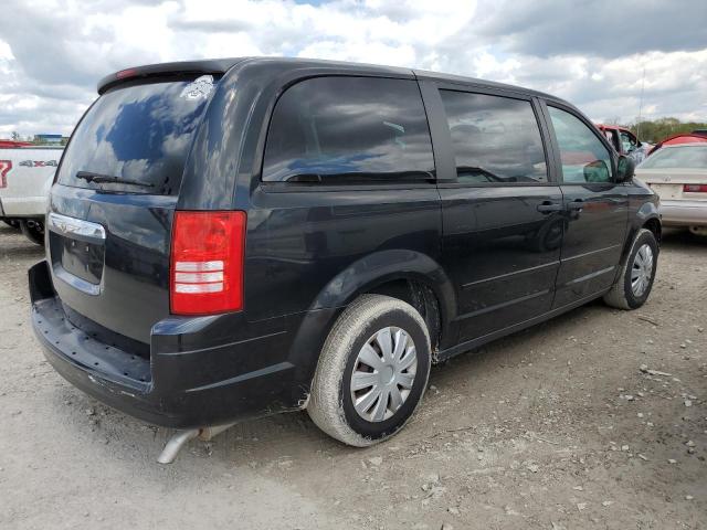 2A8HR44H98R640993 - 2008 CHRYSLER TOWN & COU LX BLACK photo 3