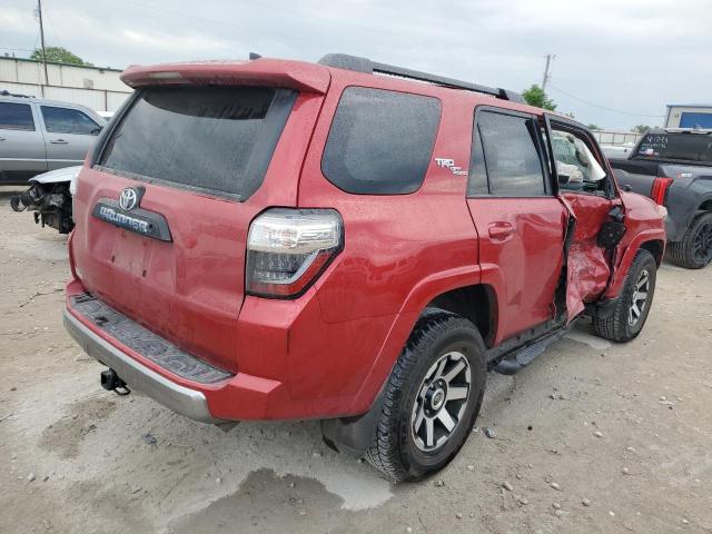 JTEPU5JR6M5851401 - 2021 TOYOTA 4RUNNER SR5/SR5 PREMIUM RED photo 3