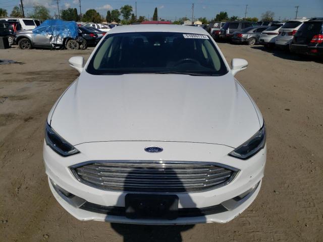 3FA6P0LU2HR408960 - 2017 FORD FUSION SE HYBRID WHITE photo 5