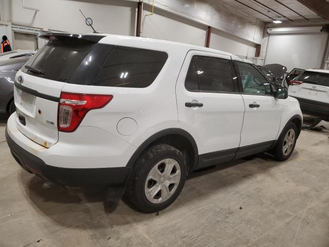 1FM5K8AR1DGA04935 - 2013 FORD EXPLORER POLICE INTERCEPTOR WHITE photo 3