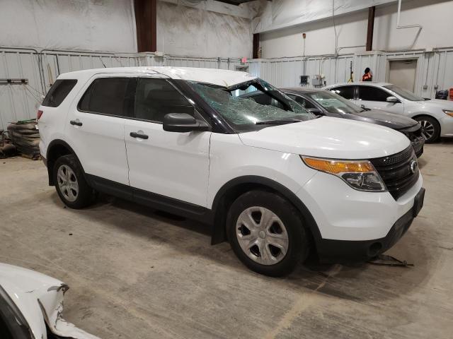 1FM5K8AR1DGA04935 - 2013 FORD EXPLORER POLICE INTERCEPTOR WHITE photo 4