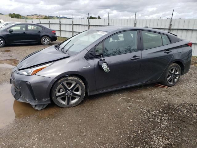 JTDKARFUXL3119536 - 2020 TOYOTA PRIUS L GRAY photo 1