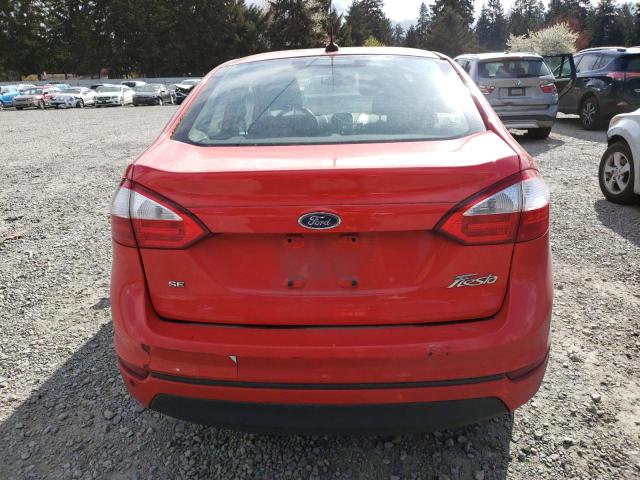 3FADP4BJ0EM241206 - 2014 FORD FIESTA SE RED photo 6