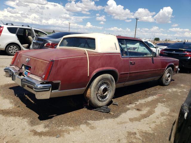 1G6EL5782FE666815 - 1985 CADILLAC ELDORADO BURGUNDY photo 3