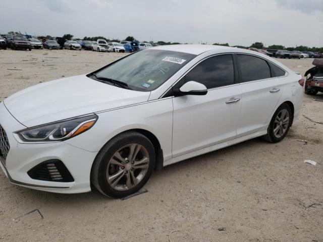 5NPE34AF4KH808901 - 2019 HYUNDAI SONATA LIMITED WHITE photo 1