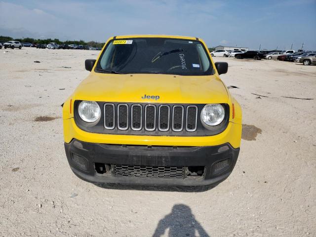 ZACCJAAB2HPE49329 - 2017 JEEP RENEGADE SPORT YELLOW photo 5