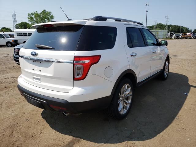 1FMHK7D85BGA87048 - 2011 FORD EXPLORER XLT WHITE photo 4