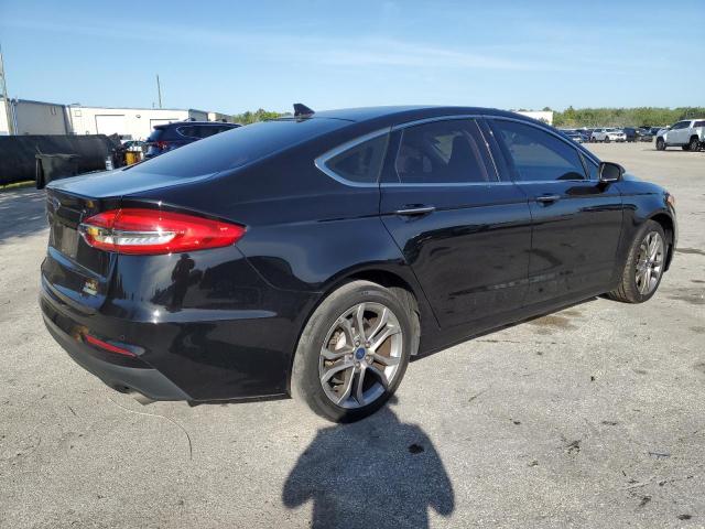 3FA6P0CDXKR137931 - 2019 FORD FUSION SEL BLACK photo 3