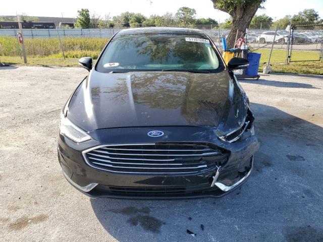 3FA6P0CDXKR137931 - 2019 FORD FUSION SEL BLACK photo 5