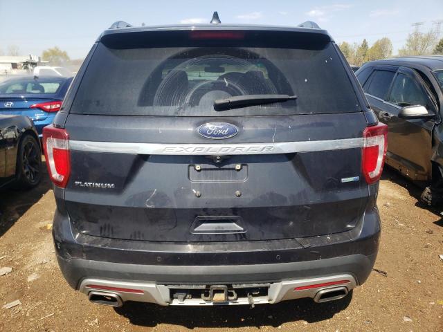 1FM5K8HTXHGB69230 - 2017 FORD EXPLORER PLATINUM GRAY photo 6