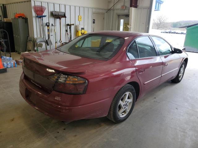 1G2HX52K534160306 - 2003 PONTIAC BONNEVILLE SE BURGUNDY photo 3