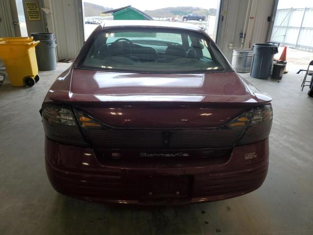 1G2HX52K534160306 - 2003 PONTIAC BONNEVILLE SE BURGUNDY photo 6