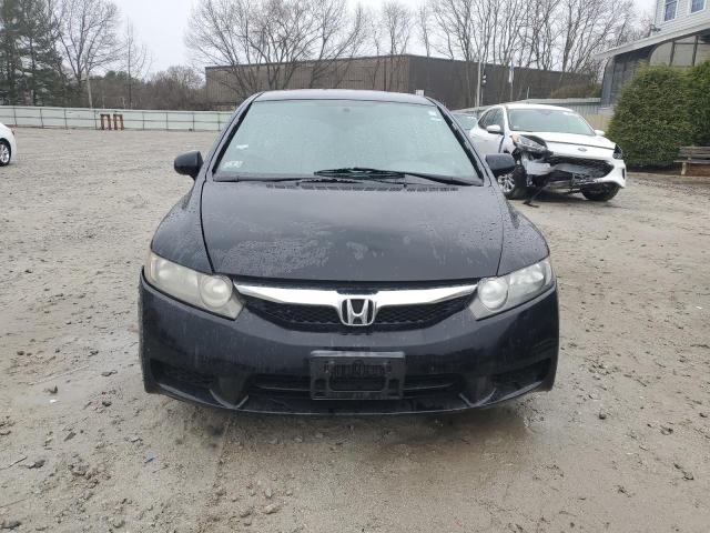 2HGFA16599H365626 - 2009 HONDA CIVIC LX BLACK photo 5