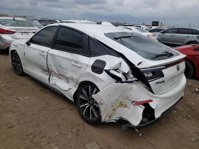 19XFL1H72NE010729 - 2022 HONDA CIVIC EXL 白色 照片 2