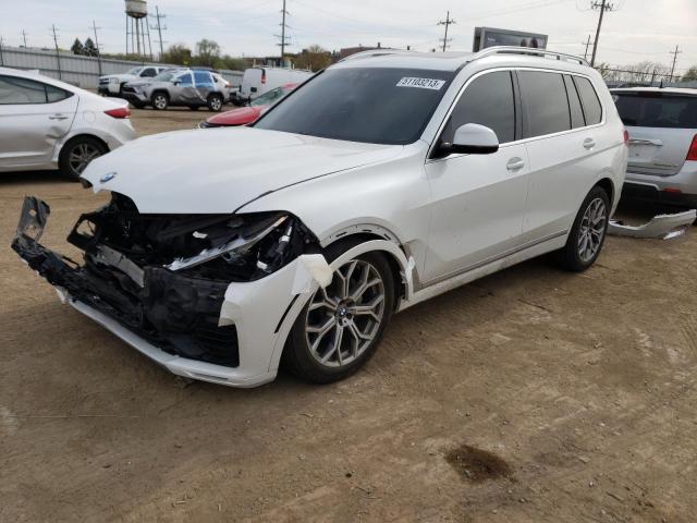 5UXCW2C58KL083854 - 2019 BMW X7 XDRIVE40I WHITE photo 1