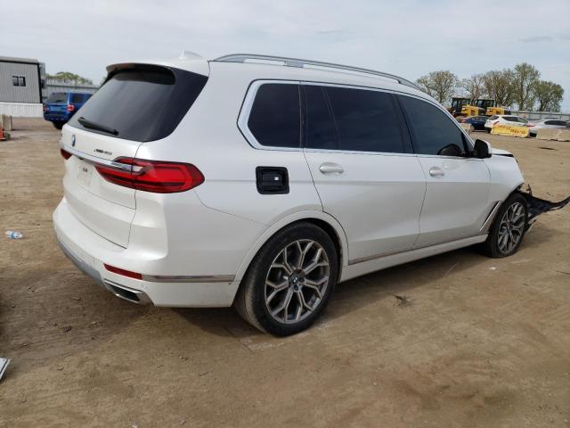 5UXCW2C58KL083854 - 2019 BMW X7 XDRIVE40I WHITE photo 3