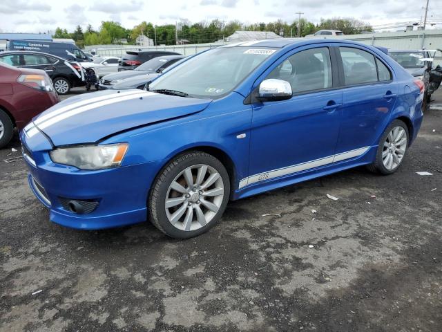 JA32X8HW1AU006264 - 2010 MITSUBISHI LANCER GTS BLUE photo 1