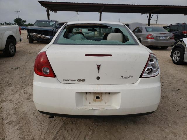 1G2ZF58B674215334 - 2007 PONTIAC G6 VALUE LEADER WHITE photo 6