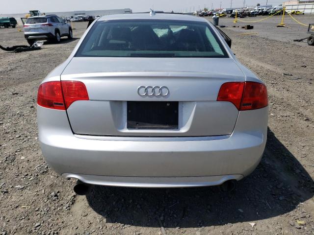 WAUDF78E28A089243 - 2008 AUDI A4 2.0T QUATTRO SILVER photo 6