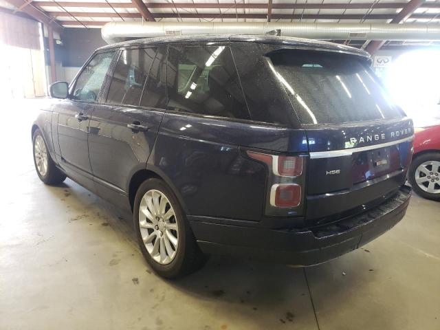 SALGS2SV9JA514365 - 2018 LAND ROVER RANGE ROVE HSE BLUE photo 3