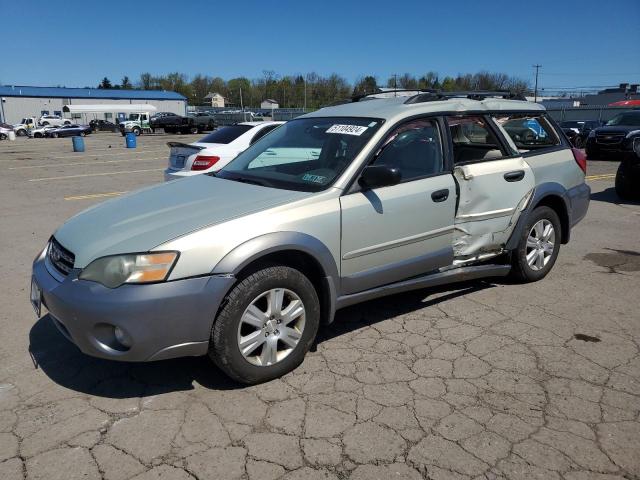 4S4BP61C557347642 - 2005 SUBARU LEGACY OUTBACK 2.5I SILVER photo 1