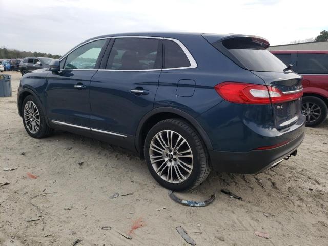 2LMTJ8LR6GBL32651 - 2016 LINCOLN MKX RESERVE ლურჯი ფოტო 2