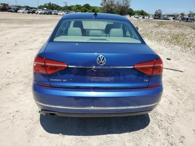 1VWBT7A36GC061103 - 2016 VOLKSWAGEN PASSAT SE BLUE photo 6