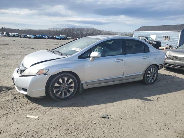 2HGFA16919H353103 - 2009 HONDA CIVIC EXL SILVER photo 1