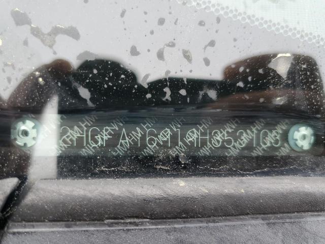 2HGFA16919H353103 - 2009 HONDA CIVIC EXL SILVER photo 12