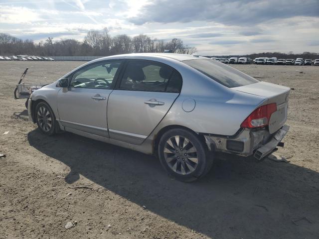 2HGFA16919H353103 - 2009 HONDA CIVIC EXL SILVER photo 2
