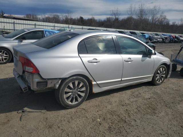 2HGFA16919H353103 - 2009 HONDA CIVIC EXL SILVER photo 3