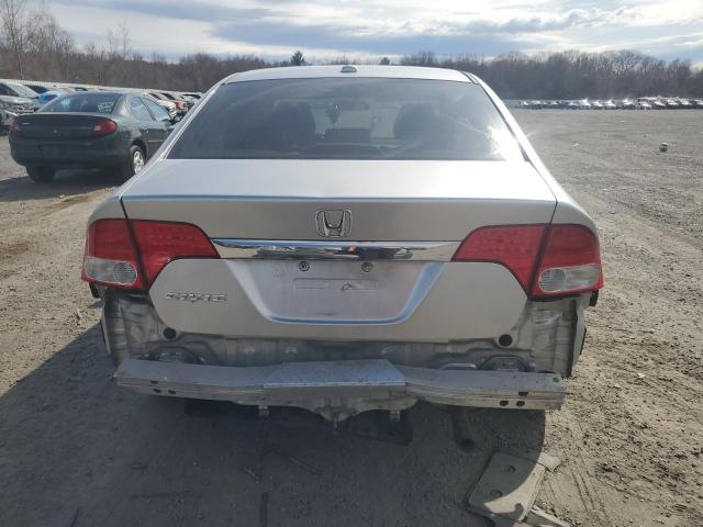 2HGFA16919H353103 - 2009 HONDA CIVIC EXL SILVER photo 6