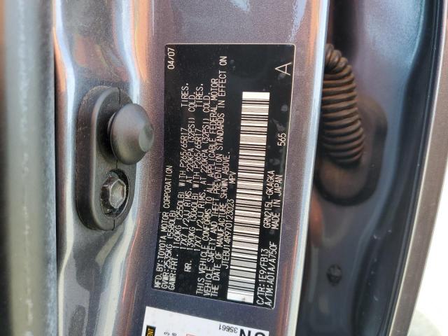 JTEBU14R970123023 - 2007 TOYOTA 4RUNNER SR5 GRAY photo 13