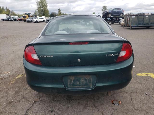 1B3ES46C7YD799810 - 2000 DODGE NEON BASE GREEN photo 6