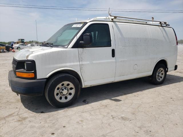 1GCUGADX1A1140838 - 2010 CHEVROLET EXPRESS G1 WHITE photo 1