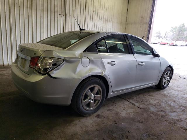 1G1PF5SC3C7282611 - 2012 CHEVROLET CRUZE LT SILVER photo 3