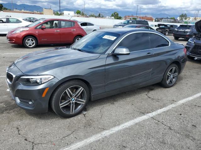 WBA2F9C31H7A40351 - 2017 BMW 230I GRAY photo 1