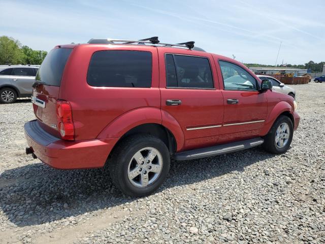 1D8HB58287F574290 - 2007 DODGE DURANGO LIMITED RED photo 3