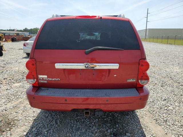 1D8HB58287F574290 - 2007 DODGE DURANGO LIMITED RED photo 6