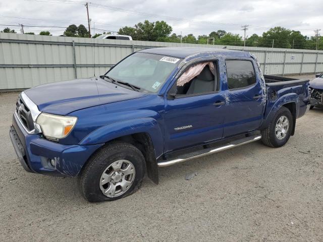 5TFJU4GN0FX068302 - 2015 TOYOTA TACOMA DOUBLE CAB PRERUNNER BLUE photo 1