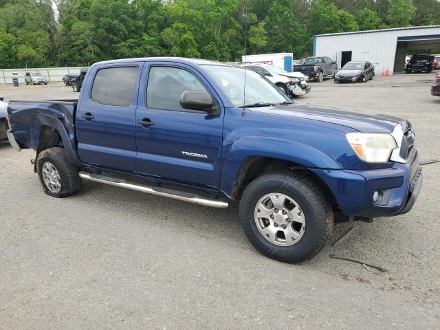 5TFJU4GN0FX068302 - 2015 TOYOTA TACOMA DOUBLE CAB PRERUNNER BLUE photo 4