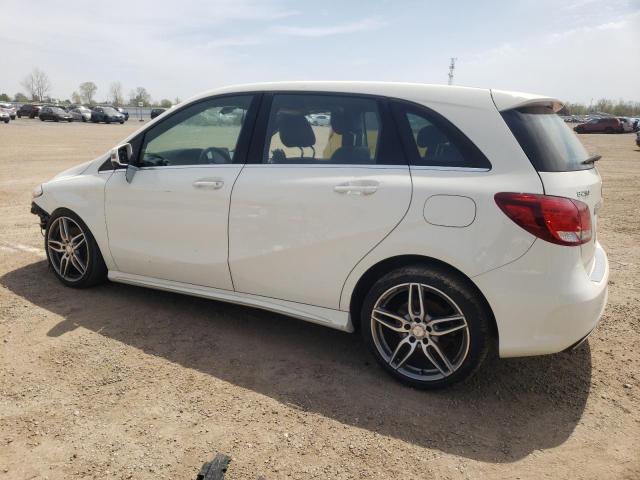 WDDMH4GB3HJ438354 - 2017 MERCEDES-BENZ B 250 4MATIC WHITE photo 2