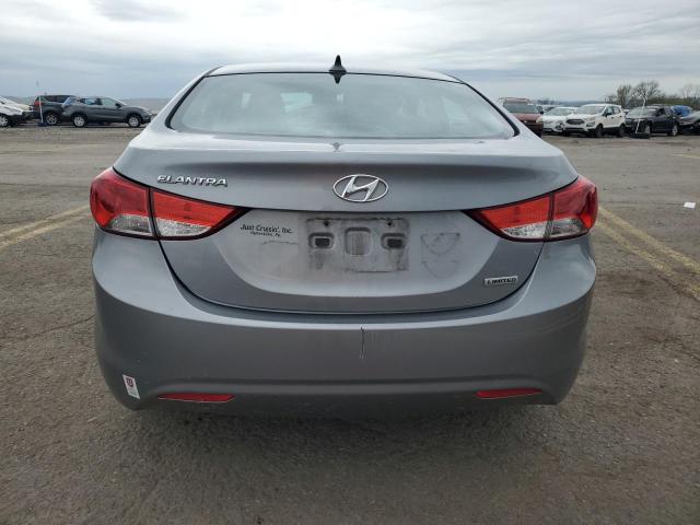 KMHDH4AE2CU492437 - 2012 HYUNDAI ELANTRA GLS GRAY photo 6