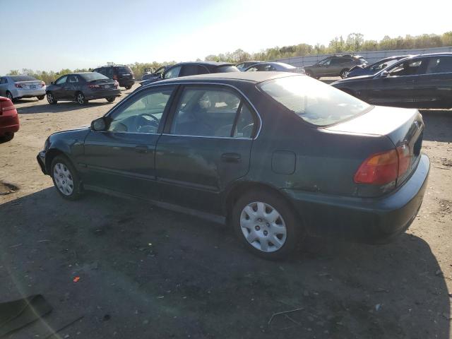 2HGEJ6671YH576411 - 2000 HONDA CIVIC LX GREEN photo 2