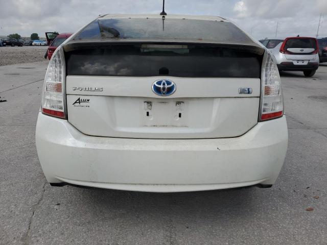 JTDKN3DUXB1335210 - 2011 TOYOTA PRIUS WHITE photo 6